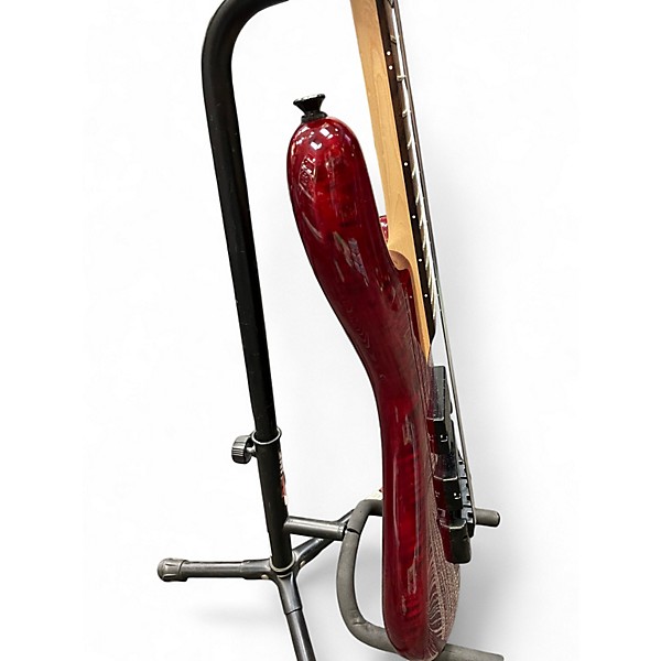 Used Spector Euro 4LX Burgundy Electric Bass Guitar