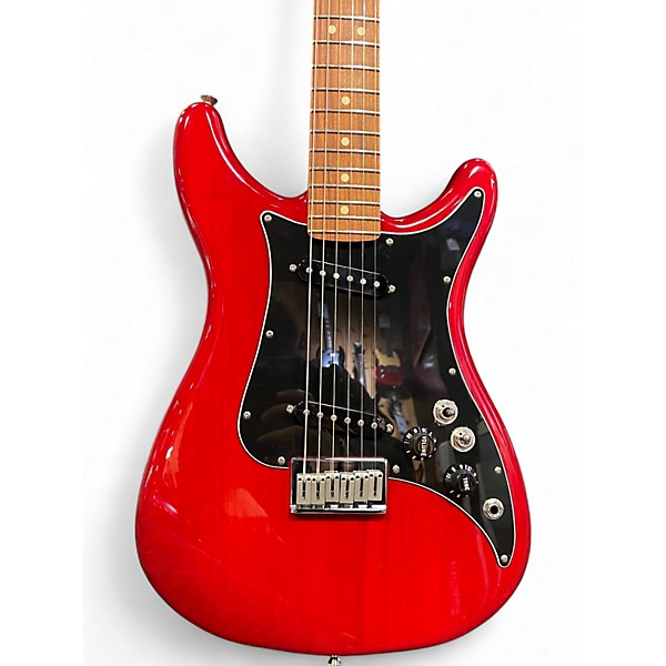 Used Fender Player Lead II Candy Apple Red Solid Body Electric Guitar