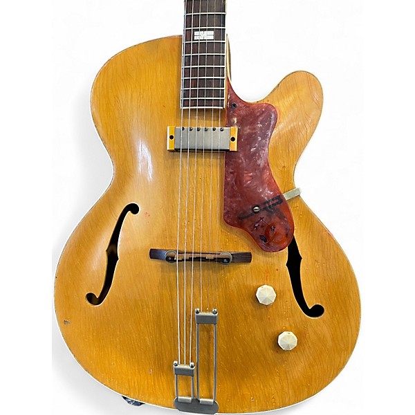 Vintage 1950s Epiphone Zephyr Cutaway Vintage Blonde Hollow Body Electric Guitar