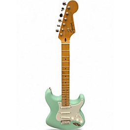 Used Squier Classic Vibe 1950S Stratocaster Surf Green Solid Body Electric Guitar