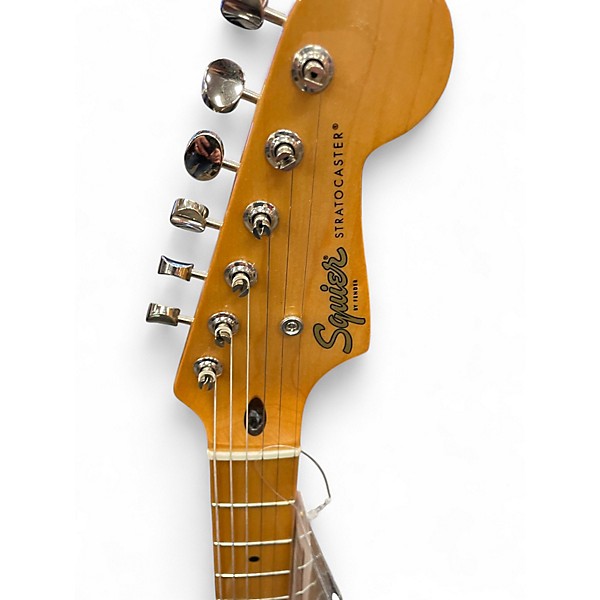 Used Squier Classic Vibe 1950S Stratocaster Surf Green Solid Body Electric Guitar