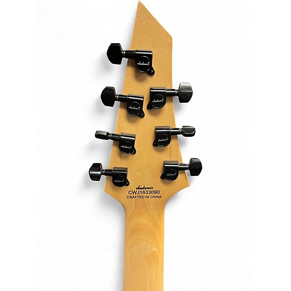 Used Jackson JS22-7 Dinky 7 String BLACK Solid Body Electric Guitar