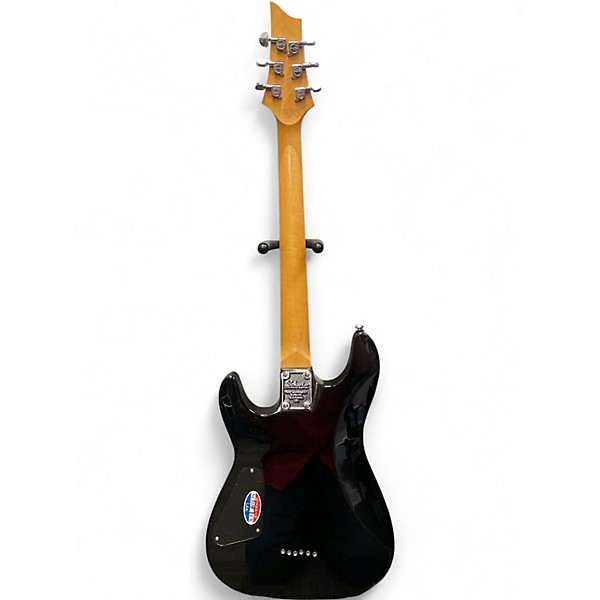 Used Schecter Guitar Research Omen 6 Black Solid Body Electric Guitar