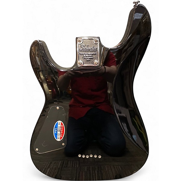 Used Schecter Guitar Research Omen 6 Black Solid Body Electric Guitar