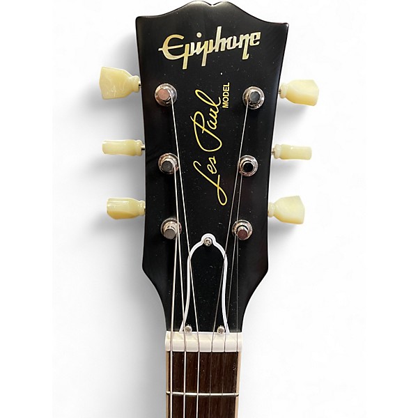 Used Epiphone Inspired by Gibson 1959 Les Paul Sunburst Solid Body Electric Guitar