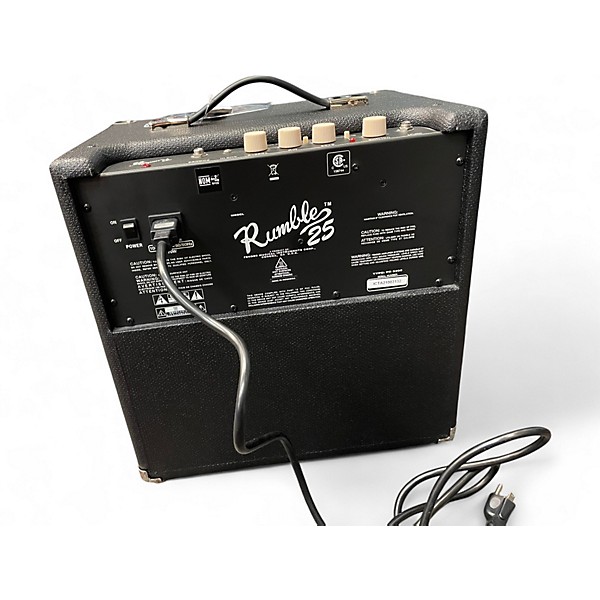 Used Fender Rumble 25 25W 1x10 Bass Combo Amp