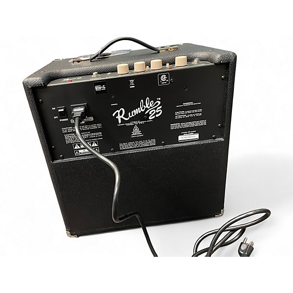 Used Fender Rumble 25 25W 1x10 Bass Combo Amp