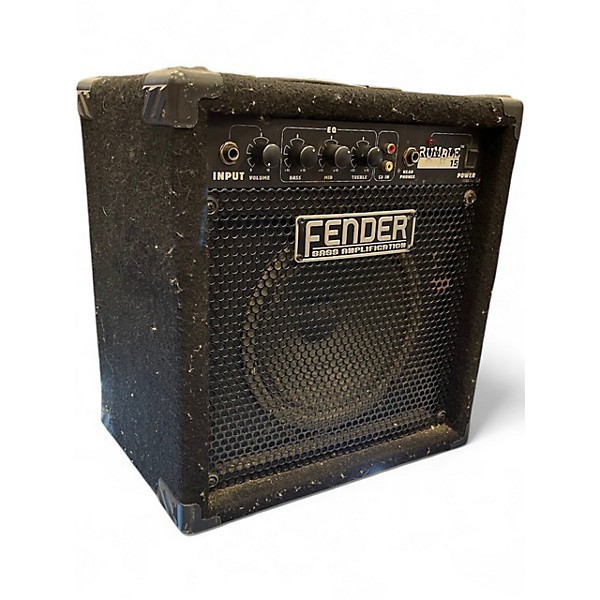 Used Fender Rumble 15 15W 1X8 Bass Combo Amp