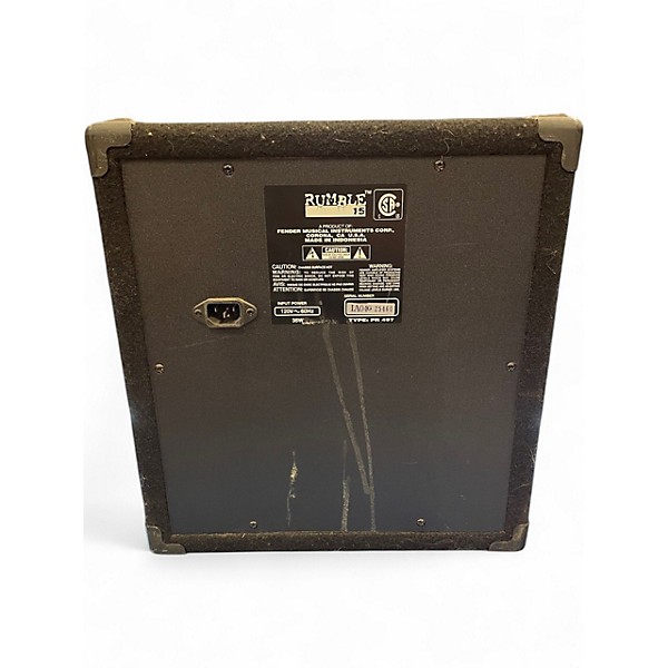 Used Fender Rumble 15 15W 1X8 Bass Combo Amp