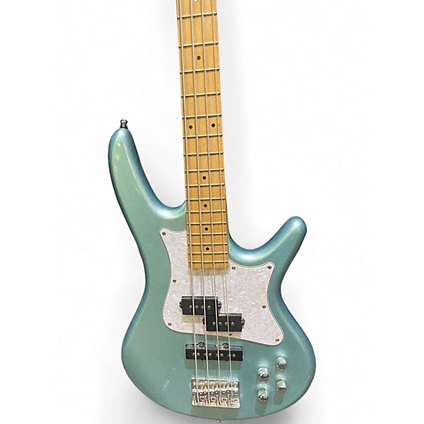 Used Ibanez SRMD200 Blue Electric Bass Guitar