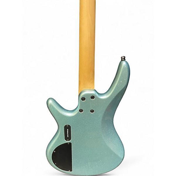 Used Ibanez SRMD200 Blue Electric Bass Guitar