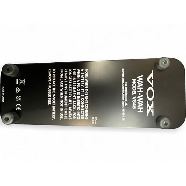 Used VOX V845 Classic Wah Effect Pedal