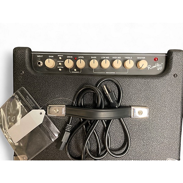 Used Fender Rumble V3 40W 1x10 Bass Combo Amp