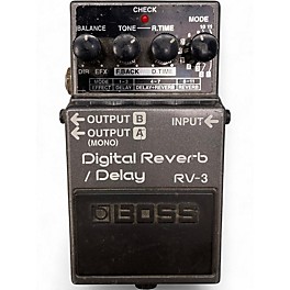 Used BOSS RV3 Digital Reverb Delay Effect Pedal