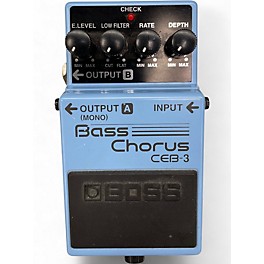 Used BOSS CEB3 Bass Chorus Bass Effect Pedal