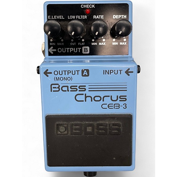 Used BOSS CEB3 Bass Chorus Bass Effect Pedal