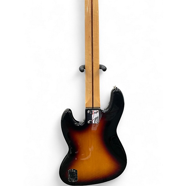 Used Fender Deluxe Active Jazz Bass V 5 String Brown Sunburst Electric Bass Guitar