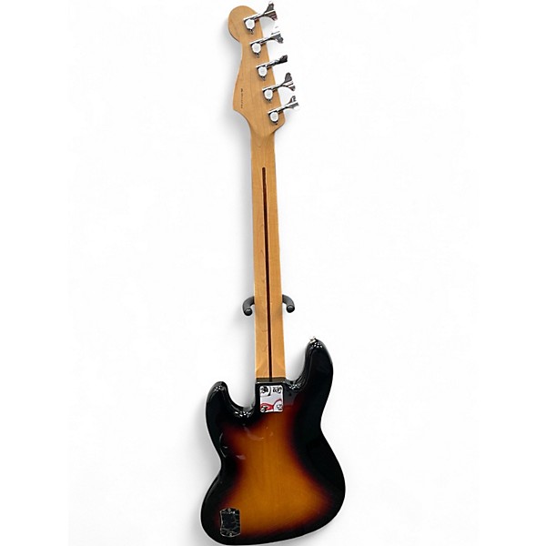 Used Fender Deluxe Active Jazz Bass V 5 String Brown Sunburst Electric Bass Guitar