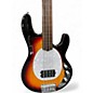 Used Sterling by Music Man Ray34 Fretless 2 Tone Sunburst Electric Bass Guitar