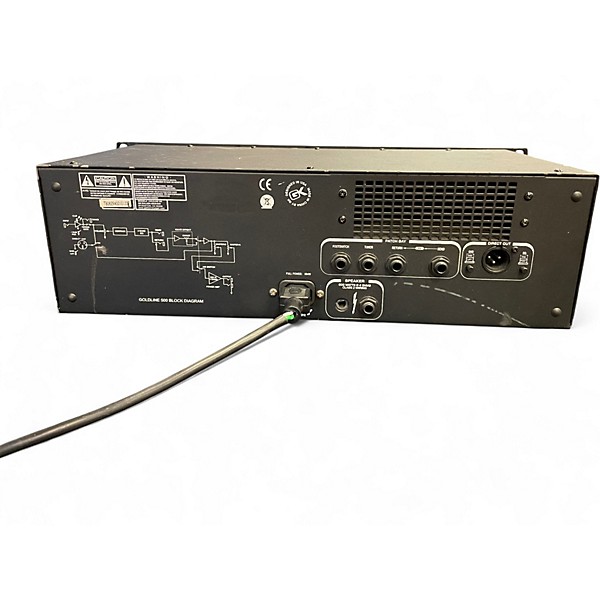 Used Gallien-Krueger Goldline 500 Bass Amp Head