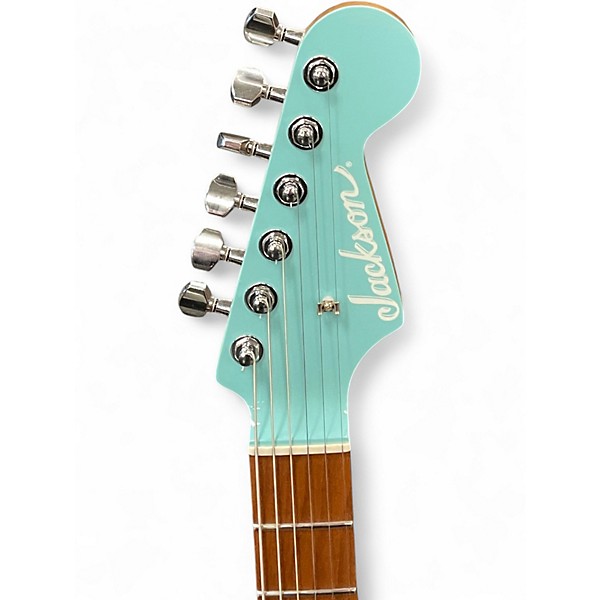 Used Jackson MISHA MANSOOR SO CAL Daphne Blue Solid Body Electric Guitar