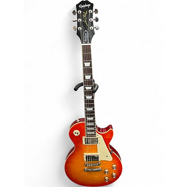 Used Epiphone Les Paul Standard Cherry Sunburst Solid Body Electric Guitar