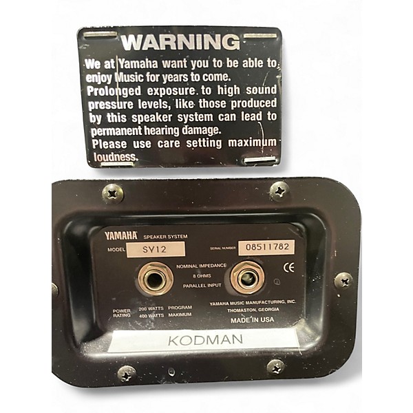 Used Yamaha SY12 Unpowered Speaker