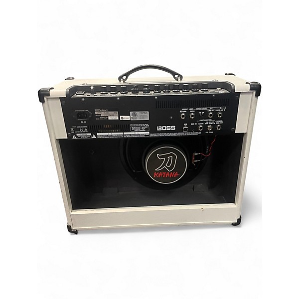 Used BOSS Katana 100 100W 1X12 White Guitar Combo Amp