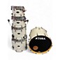 Used TAMA 5 Piece Starclassic Birch Bubinga White Silk Drum Kit thumbnail