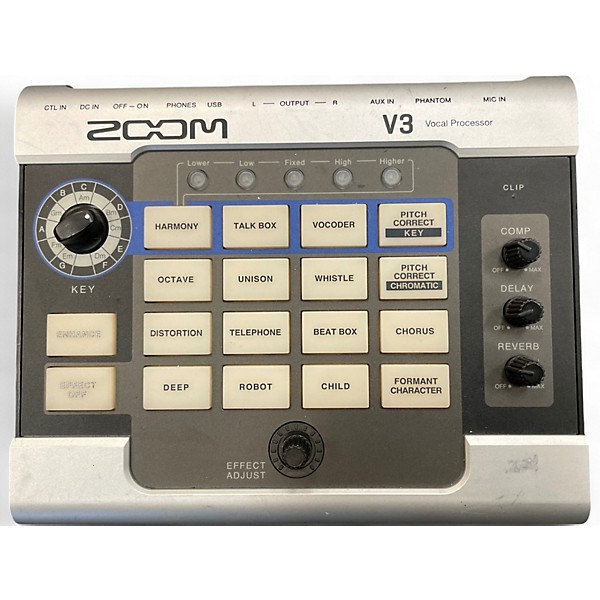 Used Zoom V3 Vocal Effect Processor