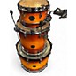 Used Mapex 3 Piece SATURN EVOLUTION HYBRID EXOCTIC SUNBRUST Drum Kit