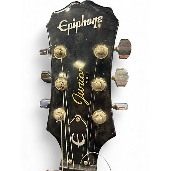 Used Epiphone Les Paul Junior Black Solid Body Electric Guitar