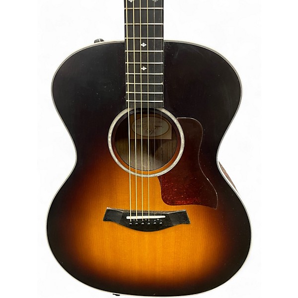 Used Taylor 214C-SB DLX Tobacco Burst Acoustic Guitar