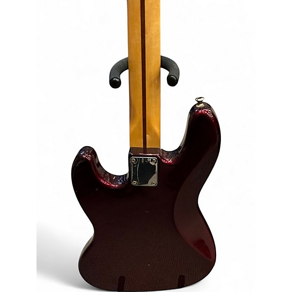 Used Fender Standard Jazz Bass Midnight Wine Electric Bass Guitar