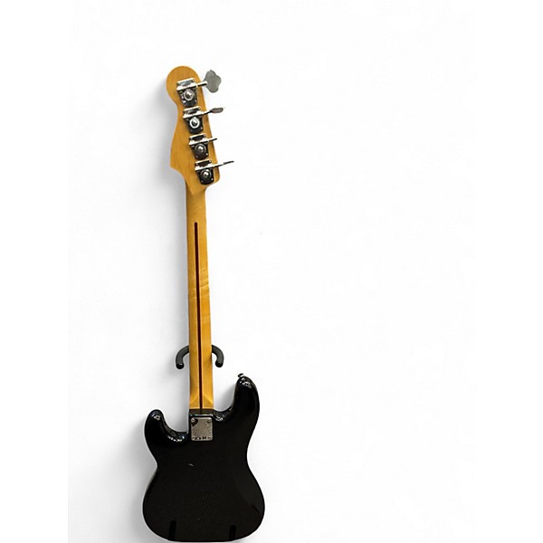 Used Fender Standard Precision Bass 2 TONE BLACK Electric Bass Guitar