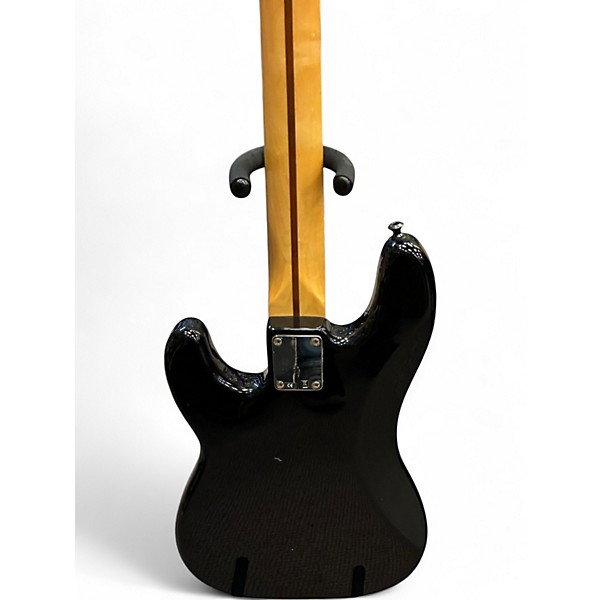 Used Fender Standard Precision Bass 2 TONE BLACK Electric Bass Guitar