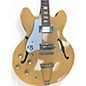 Used Epiphone Casino Left Handed Natural Hollow Body Electric Guitar