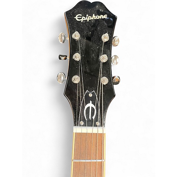 Used Epiphone Casino Left Handed Natural Hollow Body Electric Guitar