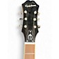 Used Epiphone Casino Left Handed Natural Hollow Body Electric Guitar