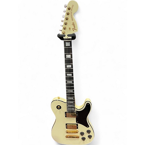 Used Fender Parallel Universe Volume II Troublemaker Tele Deluxe Olympic White Solid Body Electric Guitar