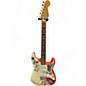 Used Fender Jimi Hendrix Monterey Stratocaster WHITE, RED MONTEREY GRAPHIC Solid Body Electric Guitar thumbnail