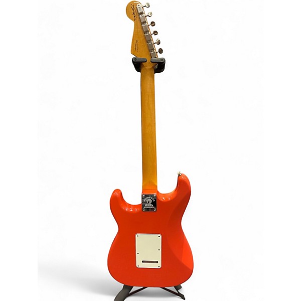 Used Fender Jimi Hendrix Monterey Stratocaster WHITE, RED MONTEREY GRAPHIC Solid Body Electric Guitar