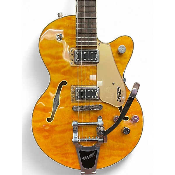 Used Gretsch Guitars G5655T QM Trans Orange Hollow Body Electric Guitar
