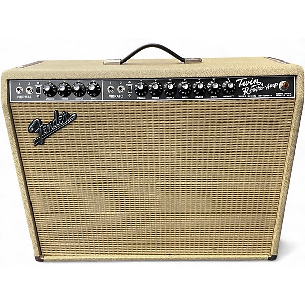 Used Fender 1965 Reissue Twin Reverb 85W 2x12 Tube Guitar Combo Amp