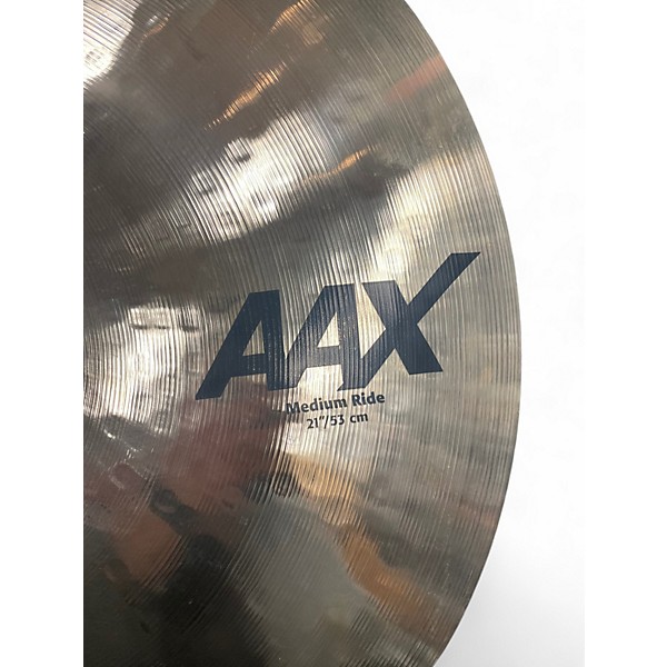 Used SABIAN 21in AAX MEDIUM RIDE Cymbal