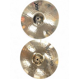 Used SABIAN 14in AAX MEDIUM HI-HAT PAIR Cymbal