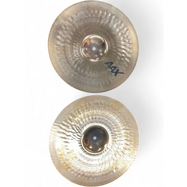 Used SABIAN 14in AAX MEDIUM HI-HAT PAIR Cymbal