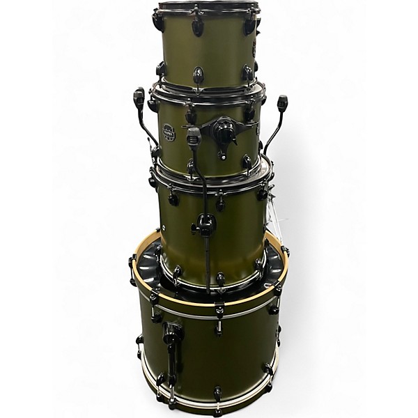 Used Mapex 4 Piece ARMORY MANTIS GREEN Drum Kit