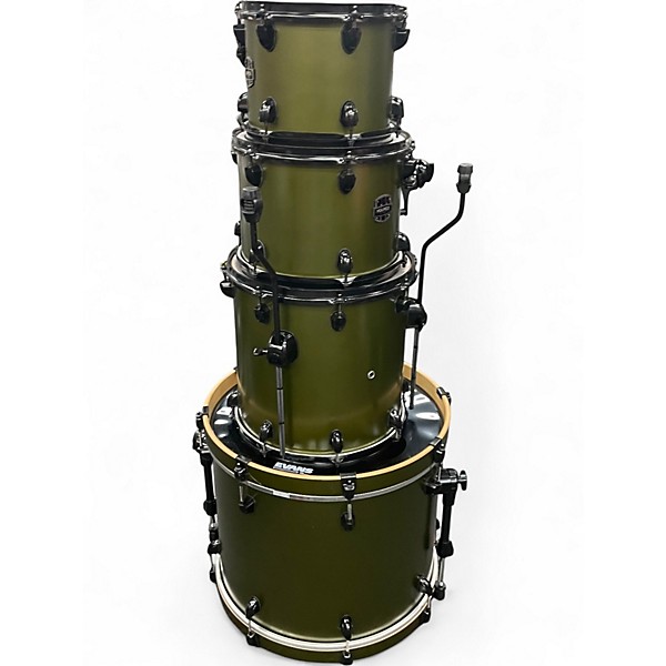 Used Mapex 4 Piece ARMORY MANTIS GREEN Drum Kit