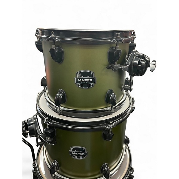 Used Mapex 4 Piece ARMORY MANTIS GREEN Drum Kit
